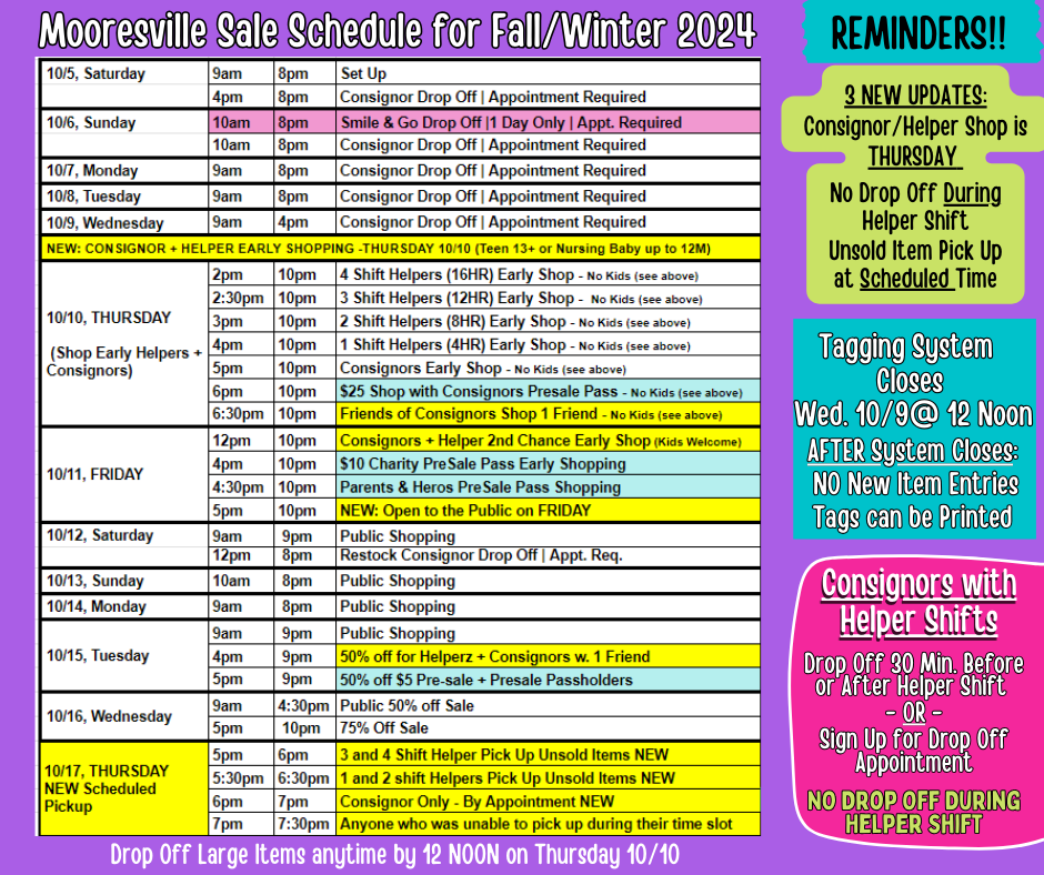 Schedule for Posting (6)